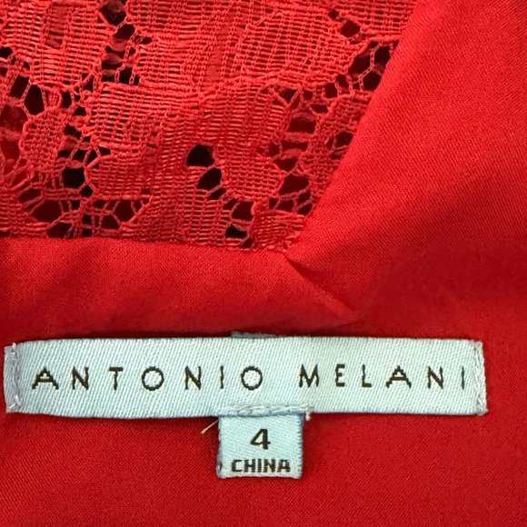 ANTONIO MELANI Red Mini Dress - Picture 6 of 7